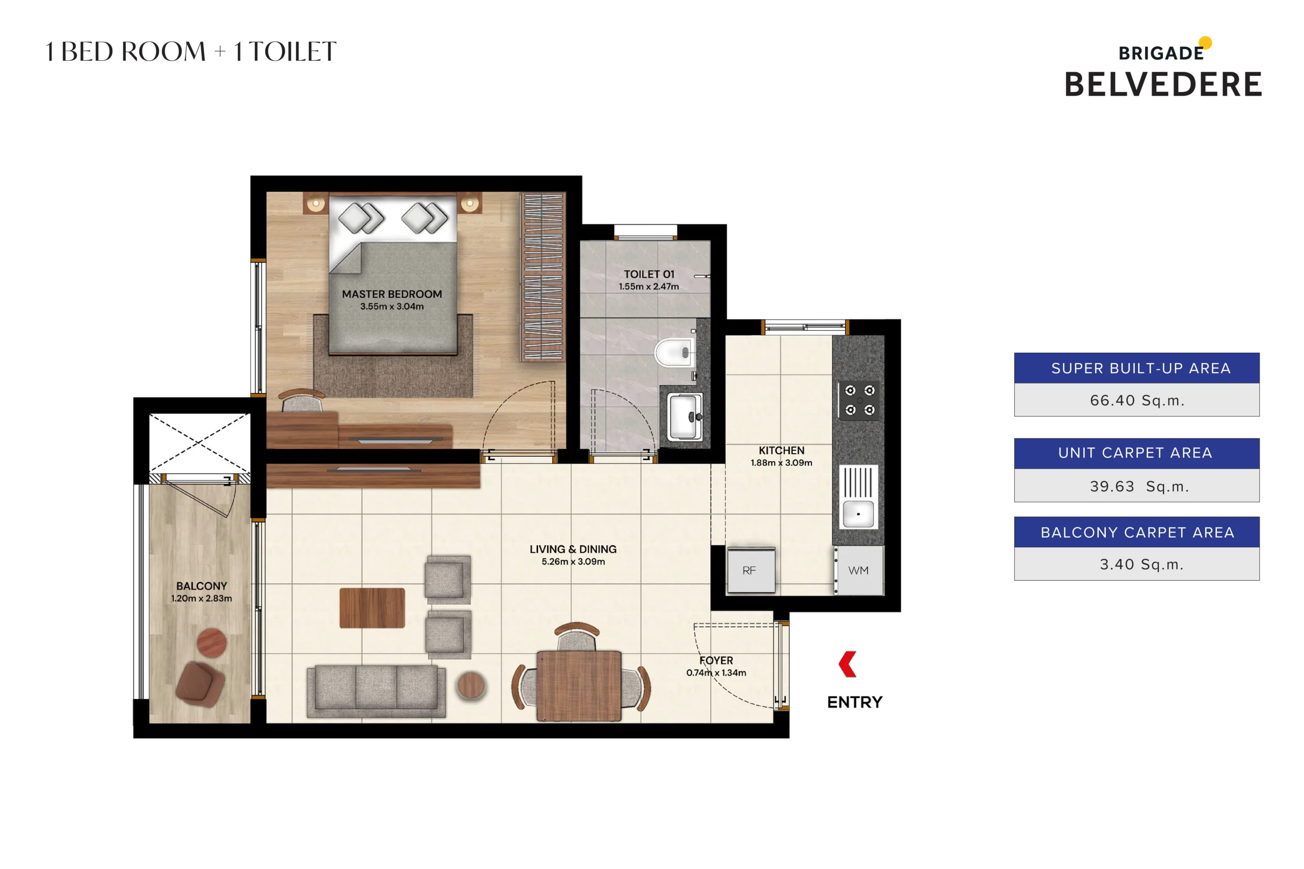 brigade-belvedere-1-bhk-floor-plan