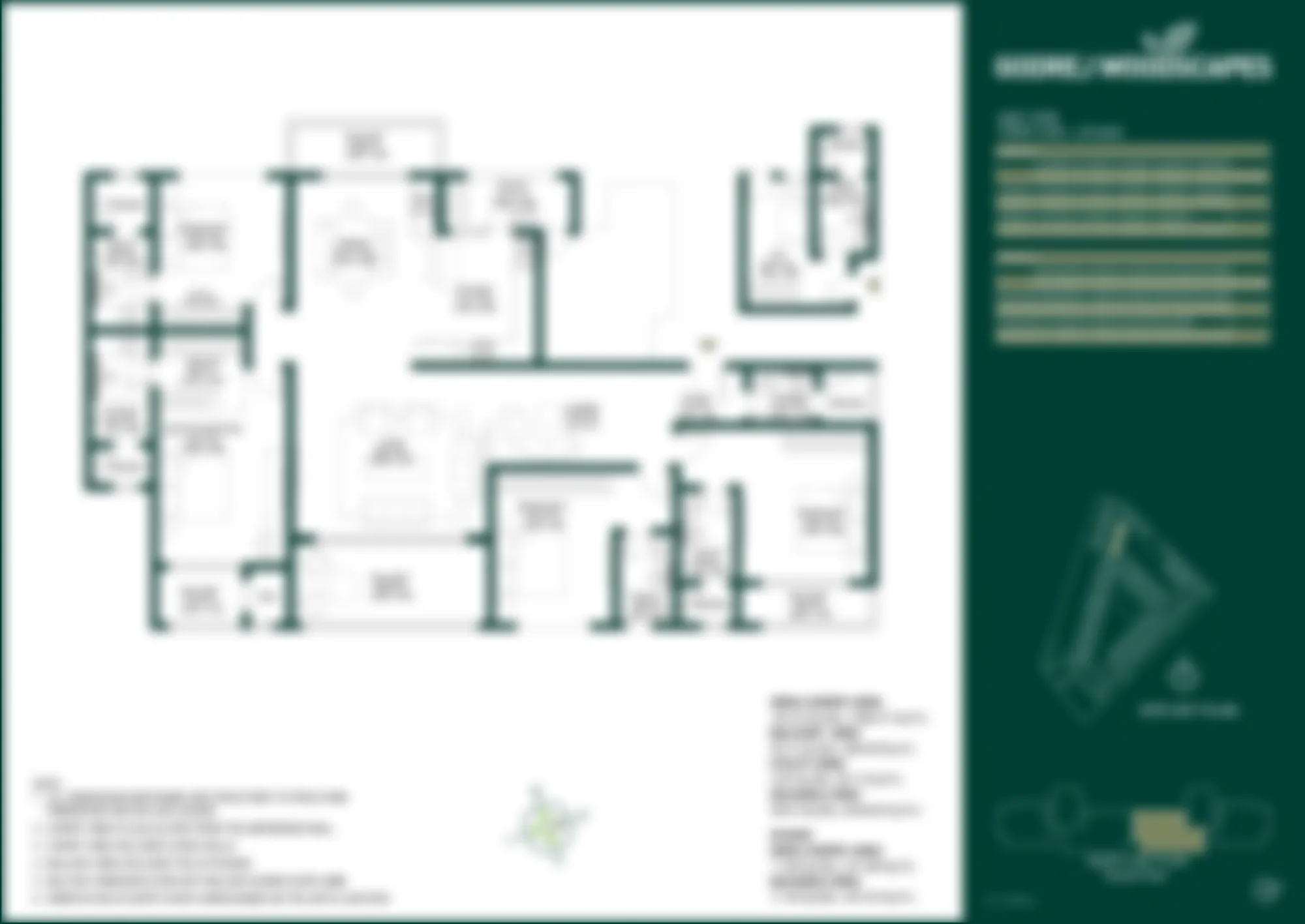 Brigade Sevilla 1 BHK floor plan – 705 to 740 sq ft apartment layout