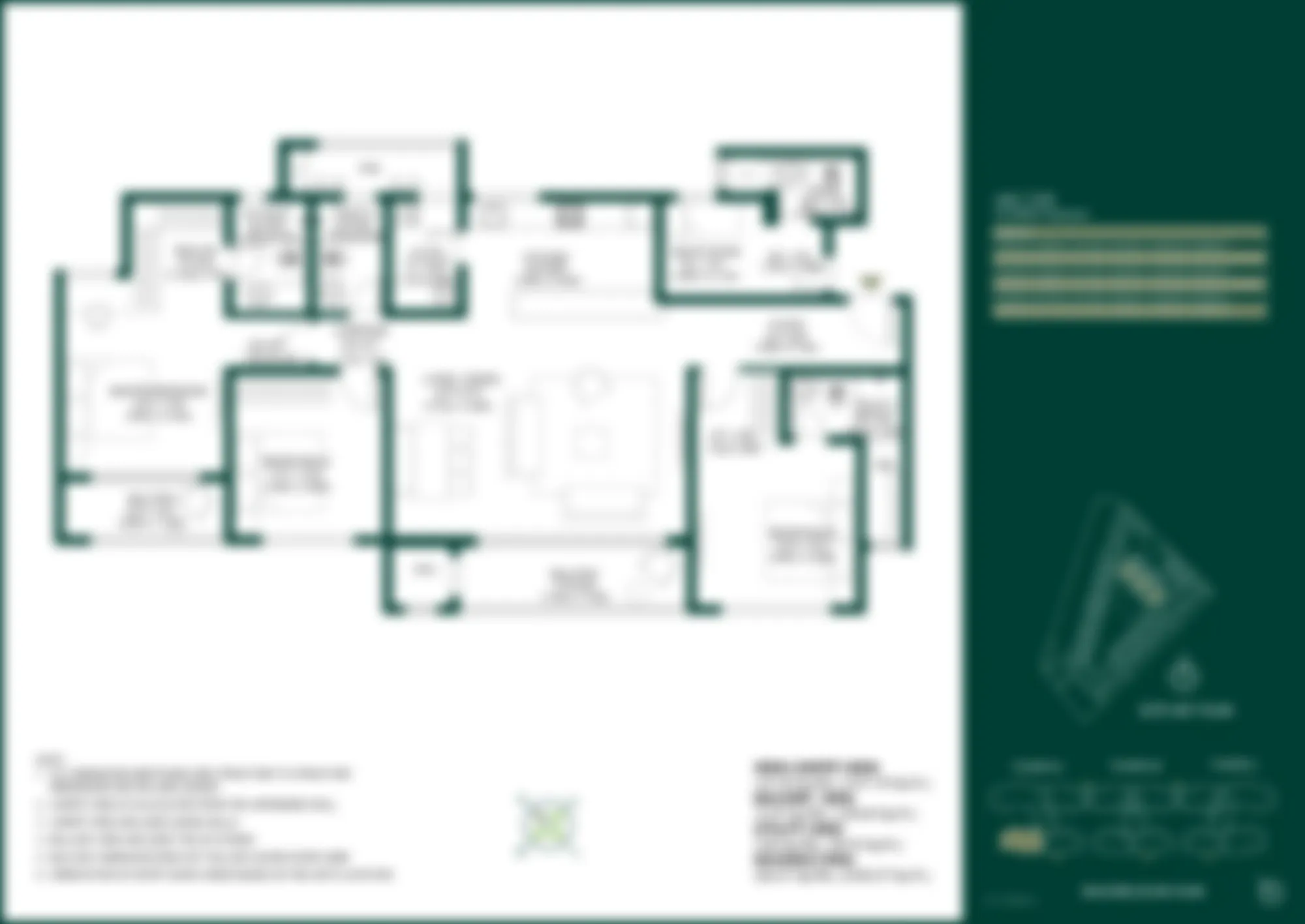 Brigade Sevilla 2 BHK floor plan – 1100 to 1188 sq ft premium apartment