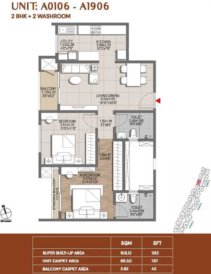 2BHK-Brigade-Lumina-Tumkur-Road