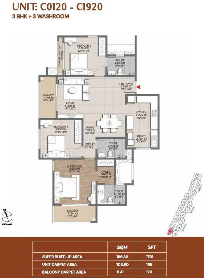 3BHK-1791-Brigade-Lumina-Tumkur-Road (1)