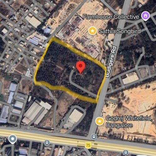 Brigade Sevilla location map – Budigere Cross Old Madras Road near Whitefield and ITPL Bangalore